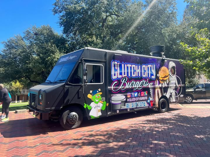 Clutch City Burger food truck in Houston