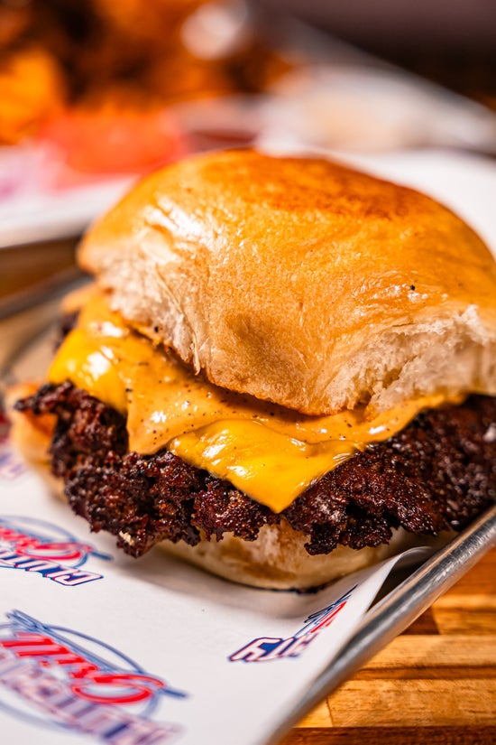 Two Smash, Cheese, Clutch Sauce and Mouth Watering Craving